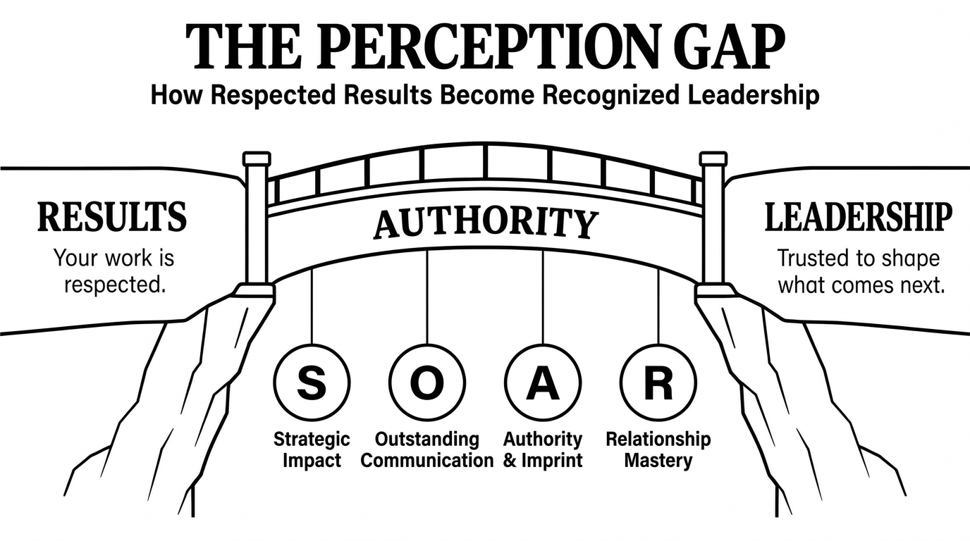 The Perception Gap: how respected results become recognized leadership